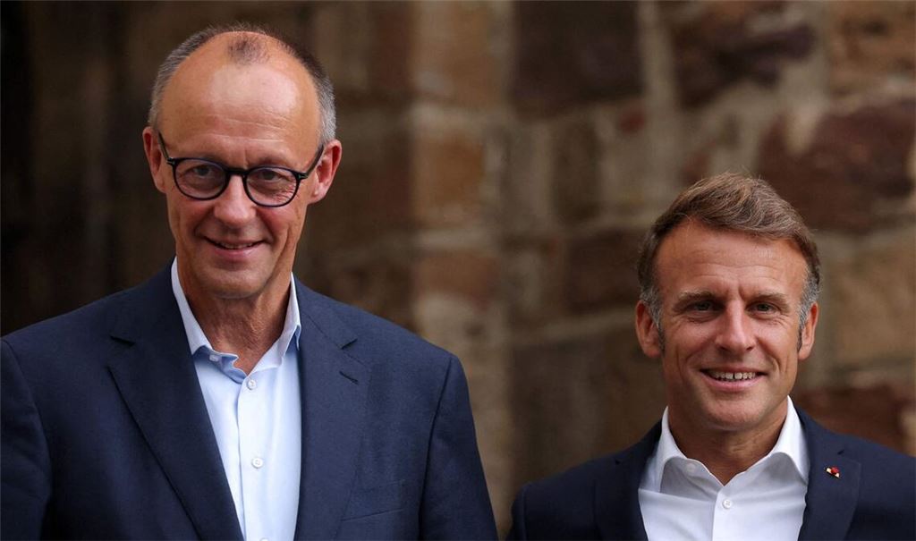 Seite an Seite: Friedrich Merz und Emmanuel Macron.