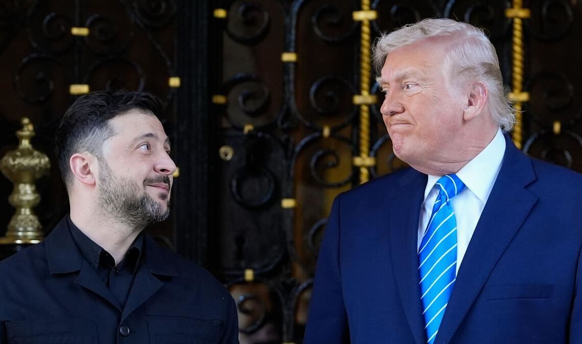 Selenskyj und Trump ziehen im Ukraine-Krieg offensichtlich nicht an einem Strang. (Archivbild)