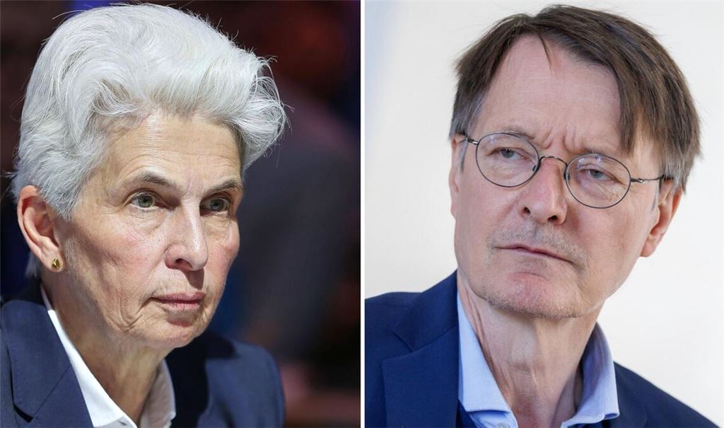Selten einer Meinung: Marie-Agnes Strack-Zimmermann (FDP) und Karl Lauterbach (SPD).