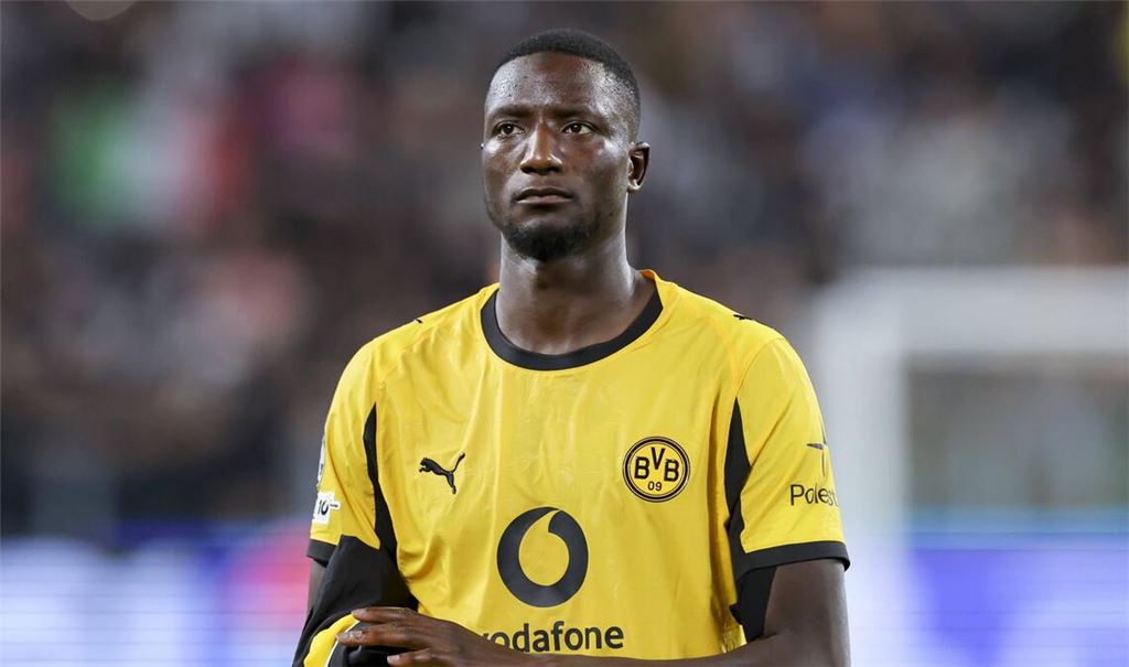 Serhou Guirassy von Borussia Dortmund sorgte beim Spiel in Turin unfreiwillig für eine Kuriosität.