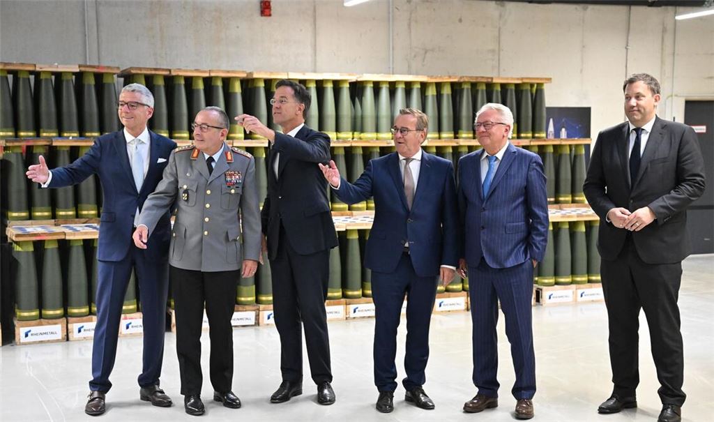 Sie kann bis zu 40 Kilometer weit geschossen werden: Artilleriemunition von Rheinmetall.