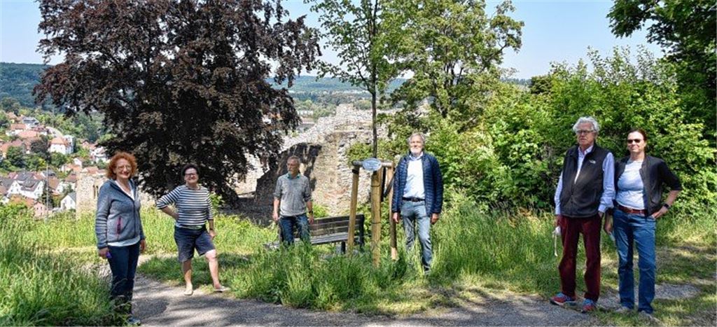 Namensschilder für die Bäume