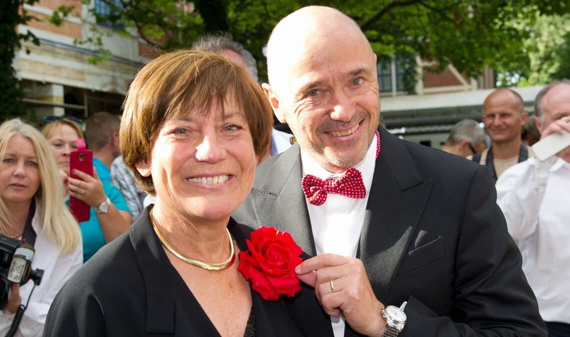 Sie war seine große Liebe: Christian Neureuther gemeinsam mit Rosi Mittermaier