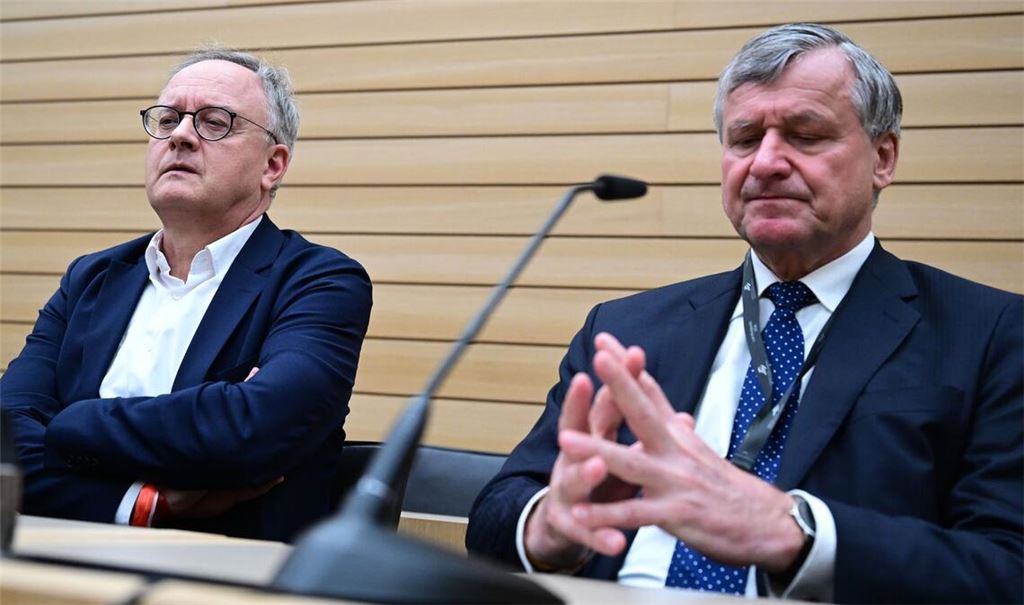 Sie waren die großen Verlierer der Landtagswahl: Hans-Ulrich Rülke (FDP; re.) und Andreas Stoch (SPD).