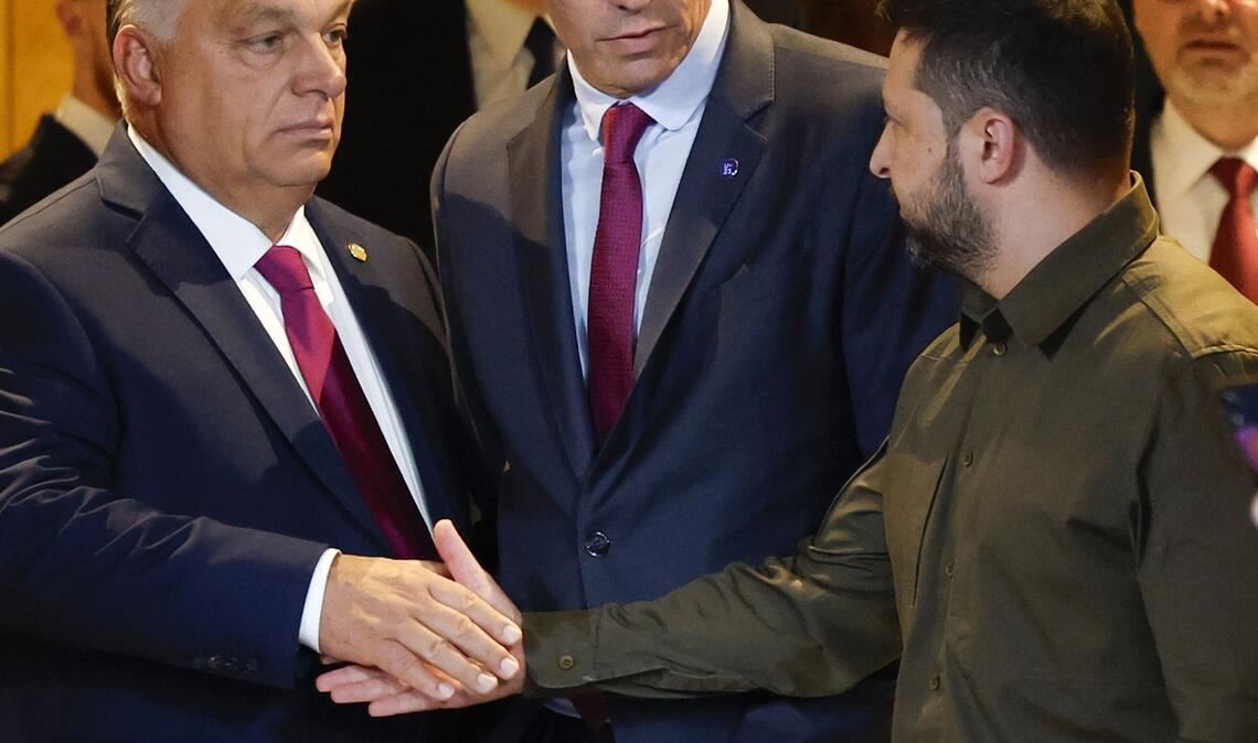 Sie waren keine Freunde und werden es nicht mehr: der Ungar Orban und der Ukrainer Selenskyj. (Archivbild)