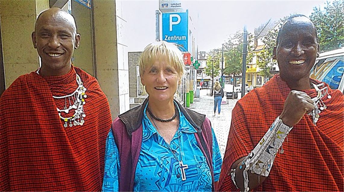 Massai in Mühlacker