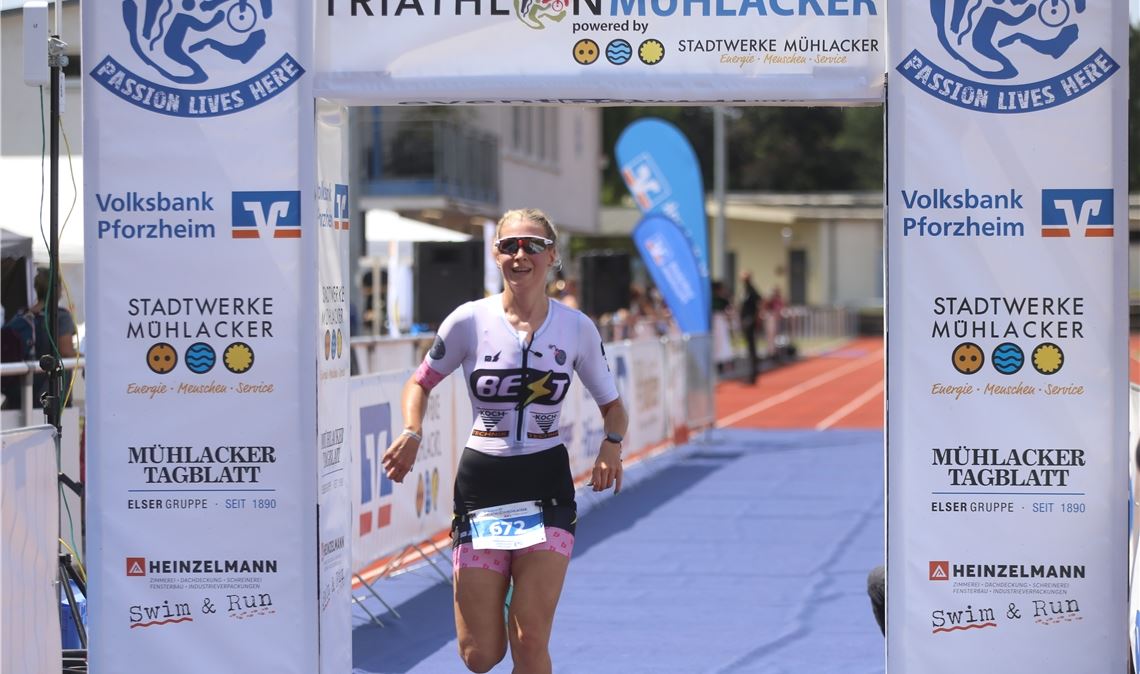 Siegerin Jedermann: Maja Falkiewicz aus Mühlacker.