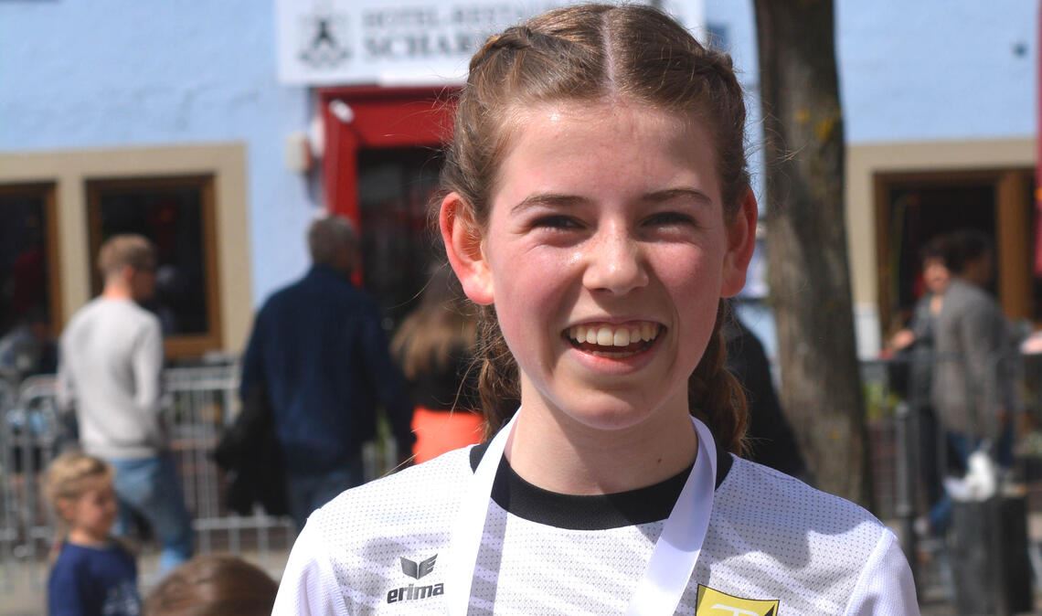 Siegerin über 5 Kilometer Pia Glauner aus Ensingen.