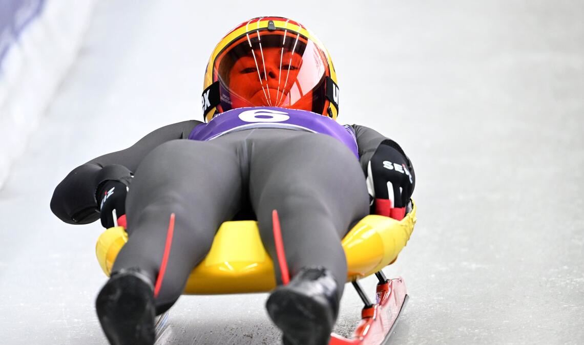 Siegte auch beim Weltcup in St. Moritz: Rodlerin Julia Taubitz. (Archivbild)