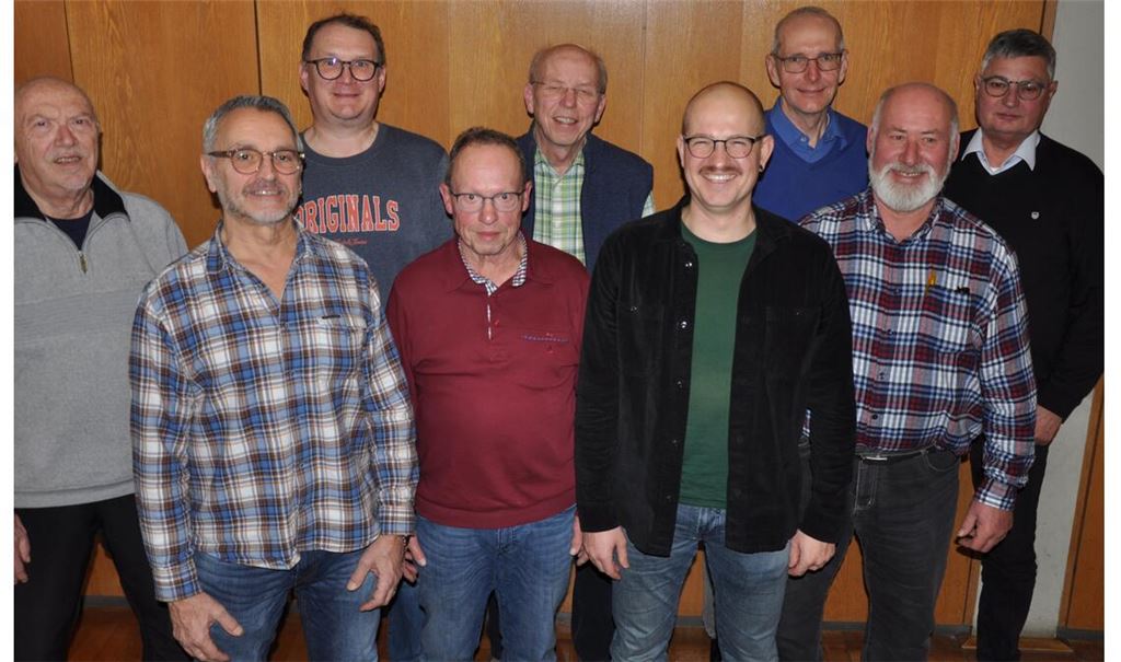 Sieht den Verein auf Erfolgskurs: die neue Vorstandschaft des MGV Lienzingen. Foto: privat