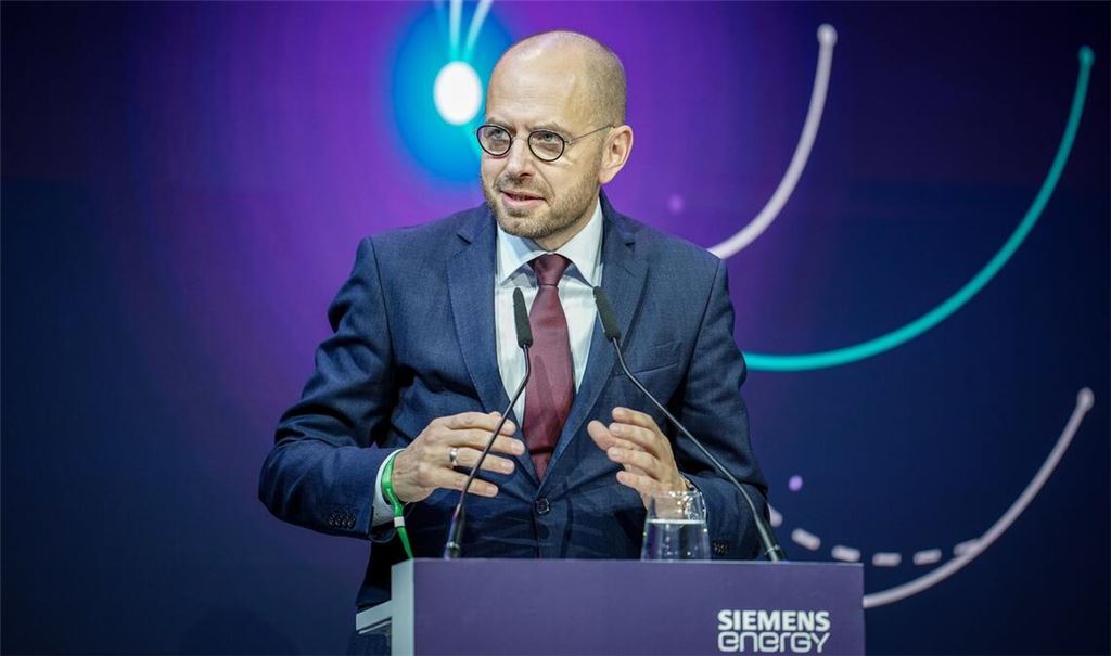 Siemens-Energy-Chef Christian Bruch kann sich über einen starken Start ins Jahr freuen. (Archivbild)