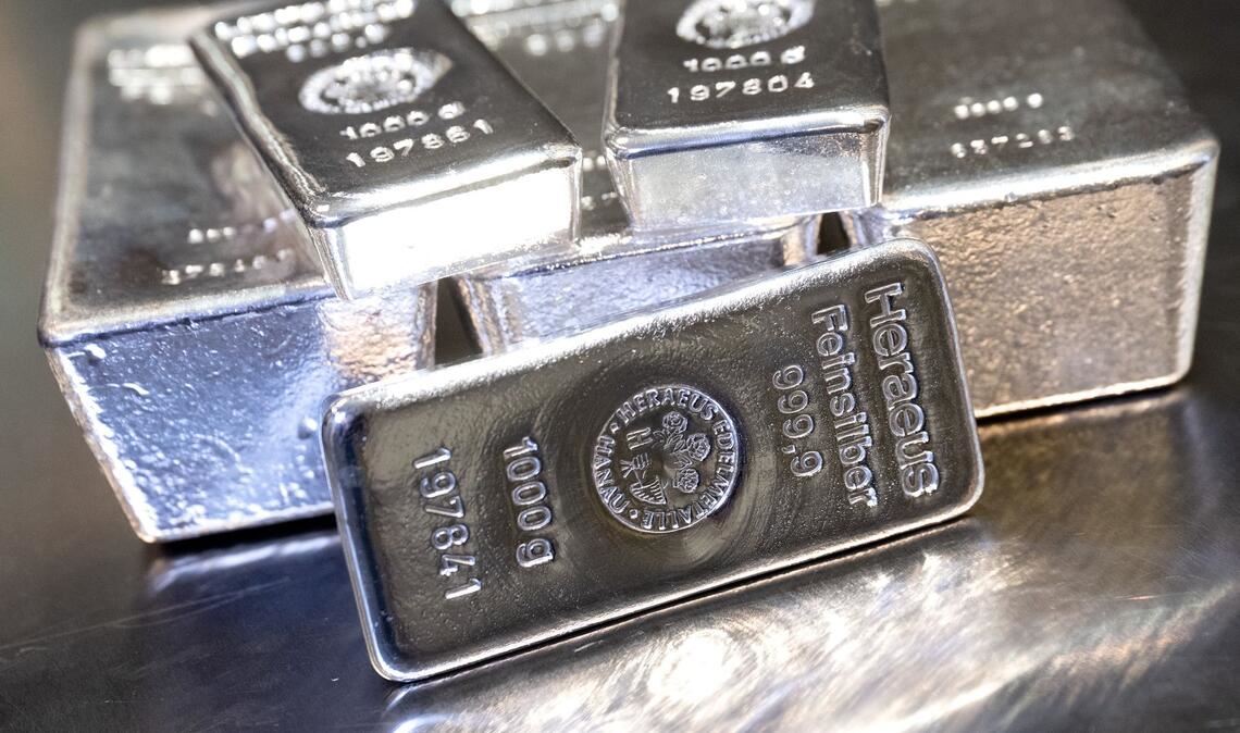 Silber ist massiv gefragt. (Archivbild)
