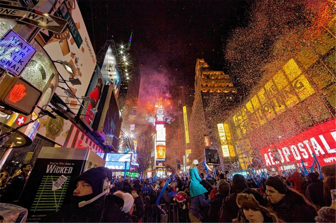 Silvester in den USA