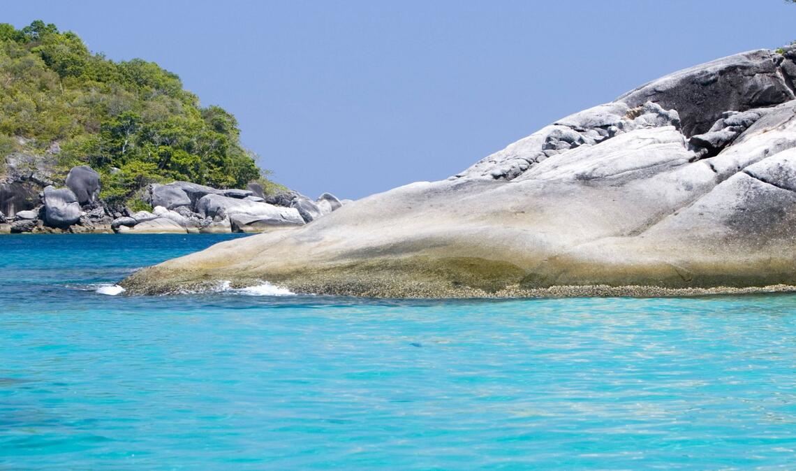 Similan-Insel vor Thailand.