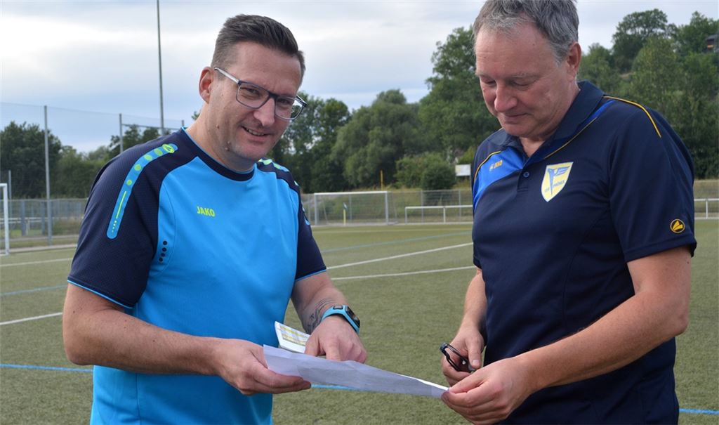 Simon Roller (li.) und Bernd Common (re.). Archivfoto: Stahlfeld