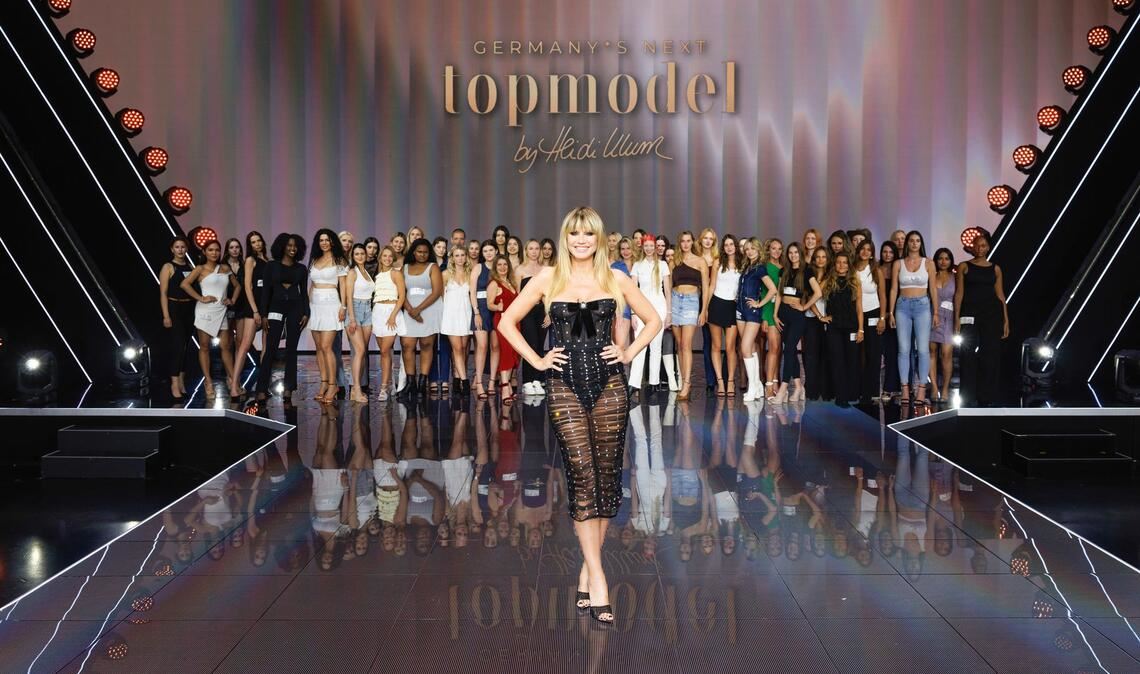 Sind erst am Donnerstag dran: die weiblichen Nachwuchsmodels.