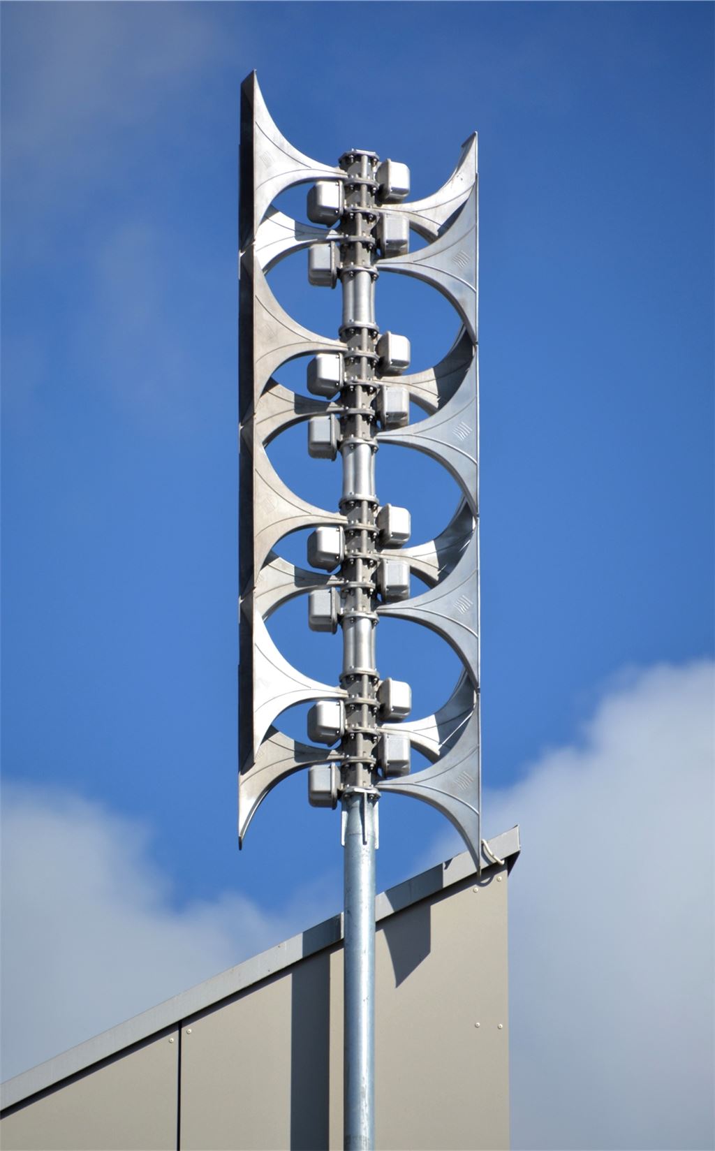 Sirene auf dem Rathaus. Foto: Stahlfeld