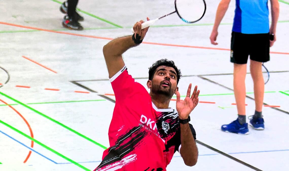 Sivashankar Santhi Panthiaarajha bringt Mühlacker II in Illingen in Führung. Foto: privat