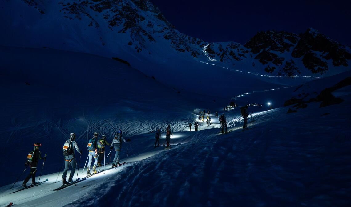 Skitourenrennen von Zermatt nach Verbier