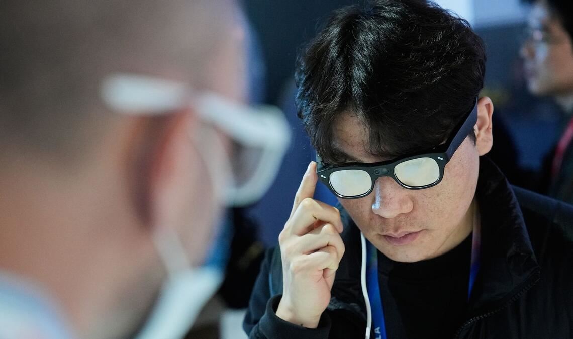 Smarte Brillen waren auf der CES sehr populär.