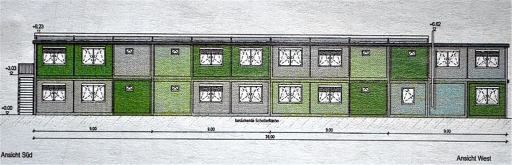 Container bieten Platz für 90 Asylbewerber