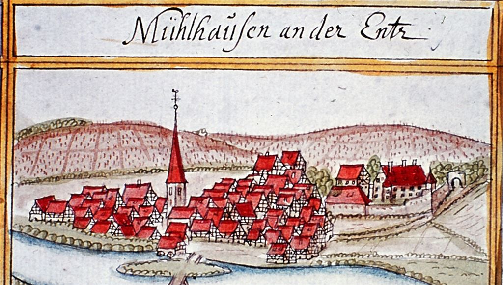 So sah Mühlhausen im 17. Jahrhundert aus: Kieser’sche Ansicht aus dem Forstlagerbuch.
