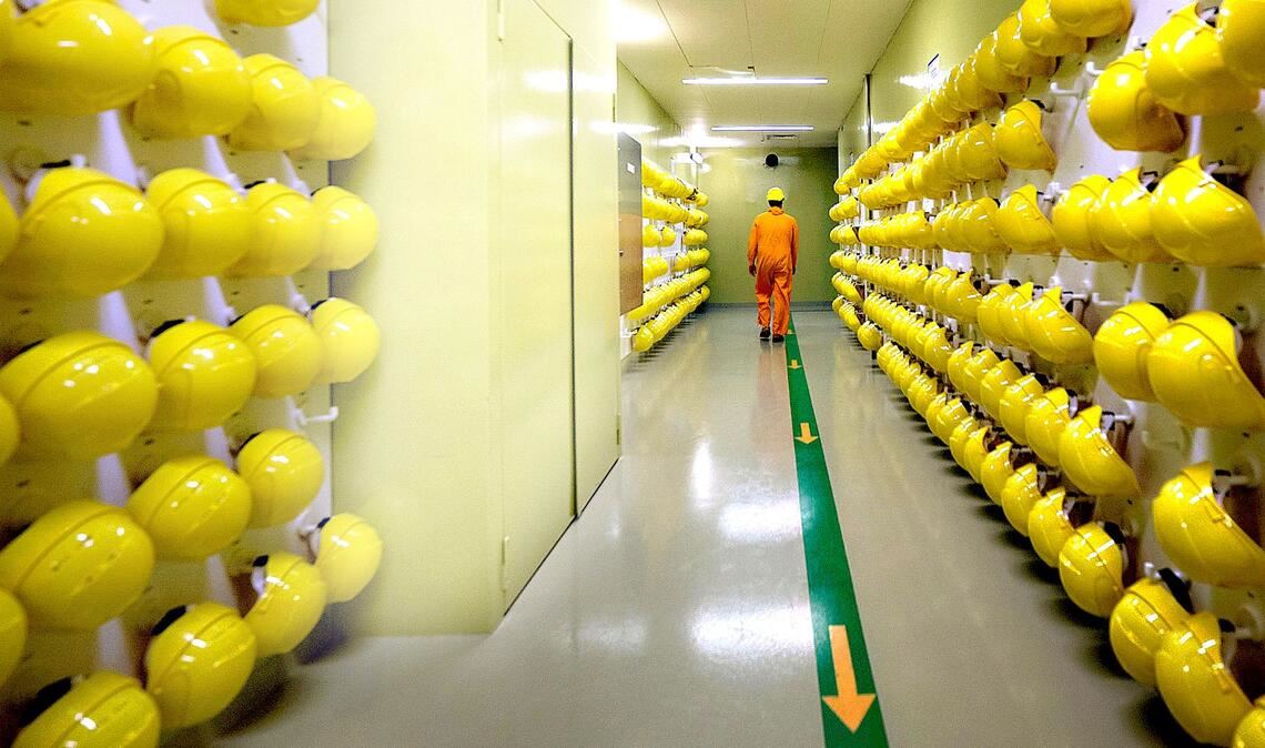 So sah es früher im Kernkraftwerk Neckarwestheim aus, das  2023 vom Netz ging.