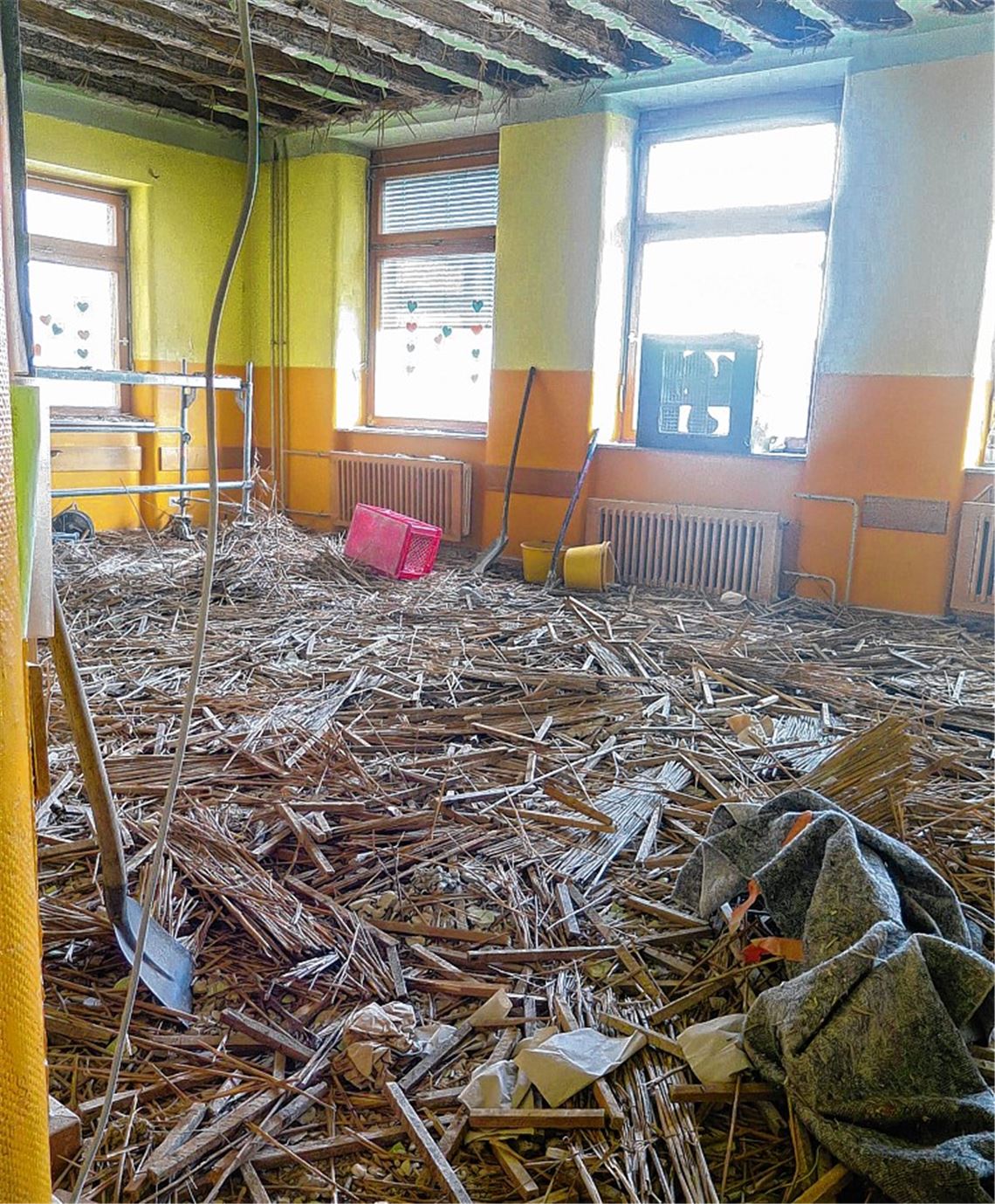 Kraftakt sichert den Schulbetrieb