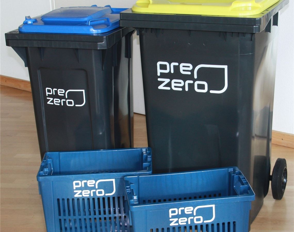 So sehen die neuen Tonnen und der Korb für die Glassammlung aus. Foto: privat