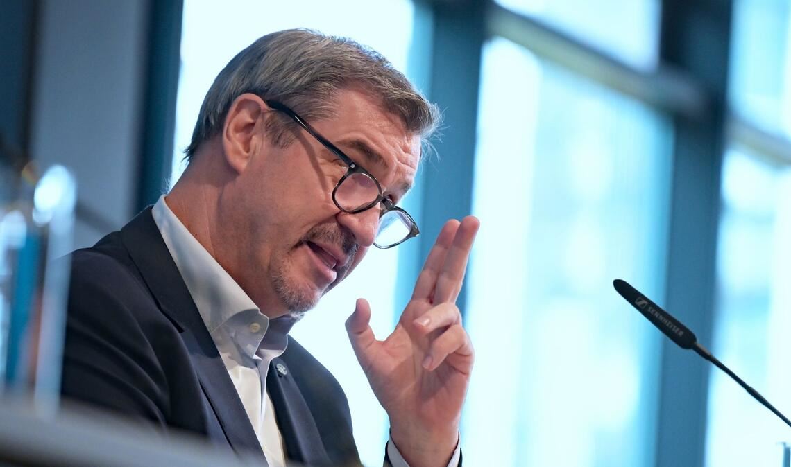 Söder zeigt sich beim Thema Social-Media-Verbot weiterhin äußerst skeptisch. (Archivbild)