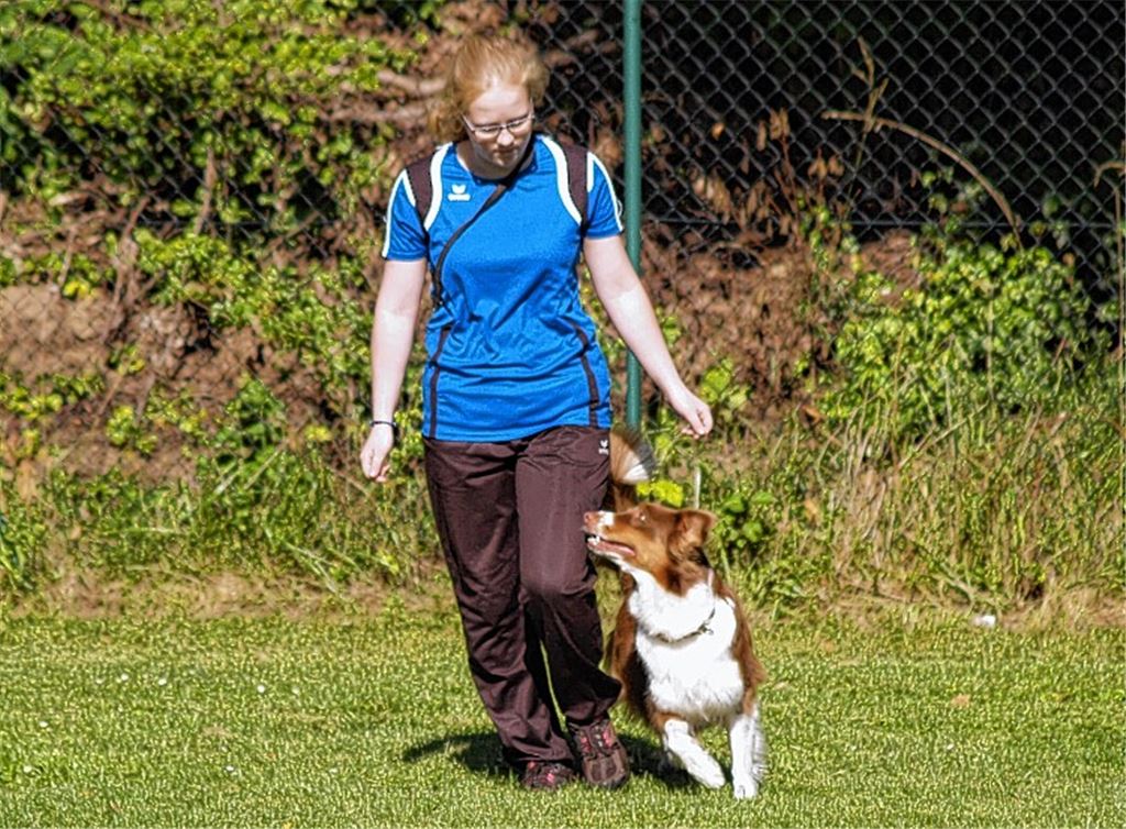 Sofie Bloß und Lou haben bei den Südwestdeutschen Meisterschaften am ersten Juli-Wochenende gute Chancen beim Kampf um den Meistertitel im Vierkampf. Foto: Heintel