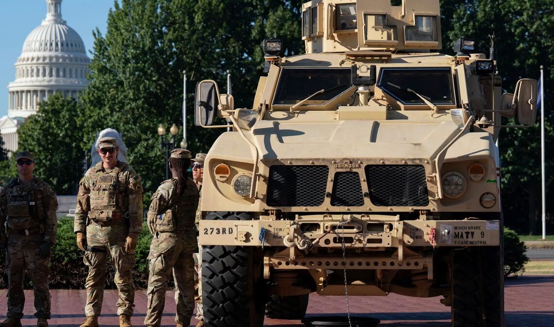 Soldaten im Stadtbild: In Washington ist das zum Alltag geworden (Archivbild).