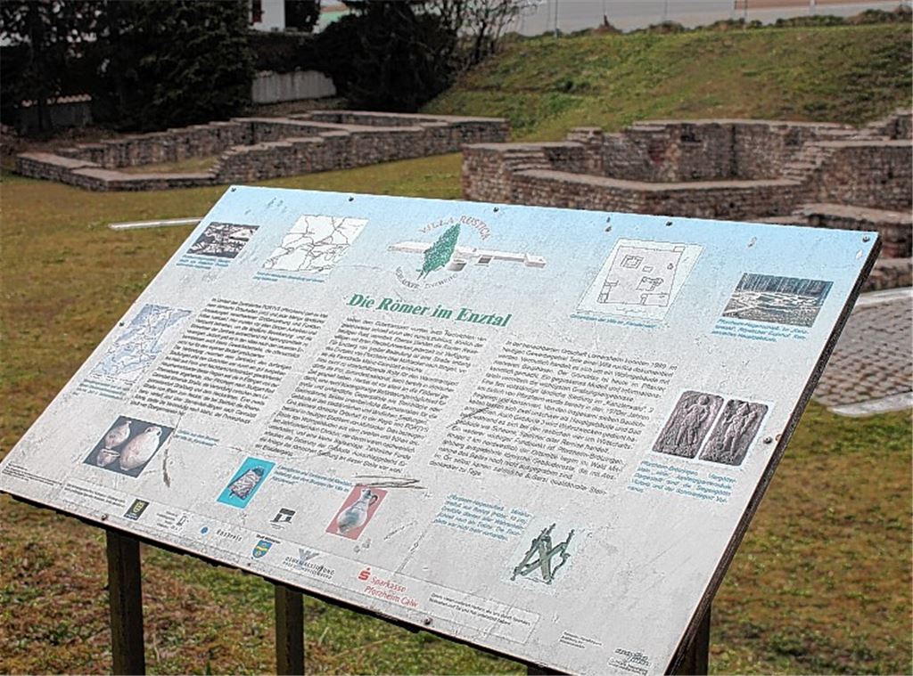 Soll zu einem Teil der Gartenschau werden: die Villa Rustica in Enzberg.