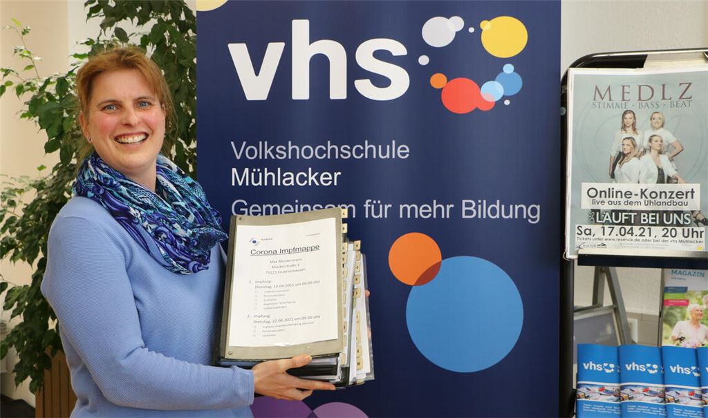 Sonderaufträge: Während der Corona-Pandemie war die Vhs mit Chefin Dr. Martina Terp-Schunter auch stark in die Organisation der Impfzentren eingebunden. Foto: Archiv