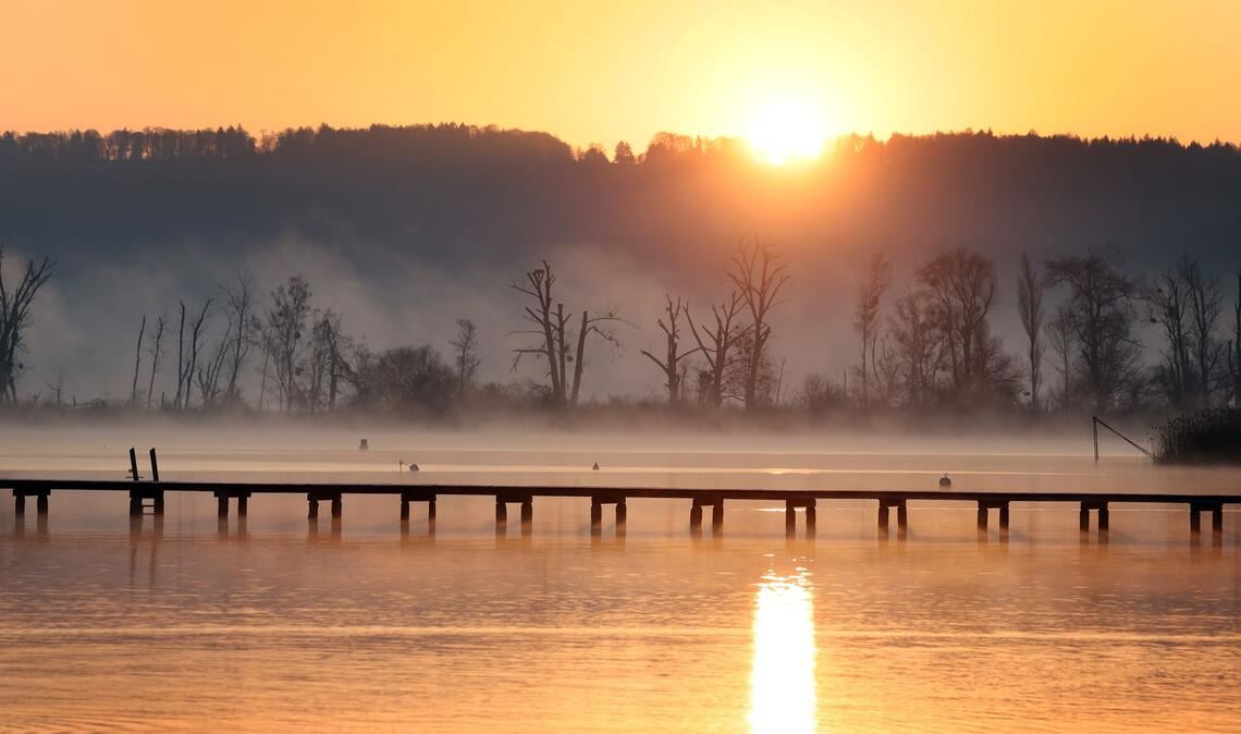 Sonnenaufgang in Bayern