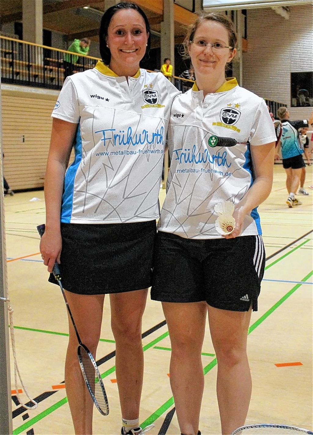 Sorgen für Punkte beim BV Mühlacker: Luisa Melzer (li.) und Aline Lindner. Foto: privat