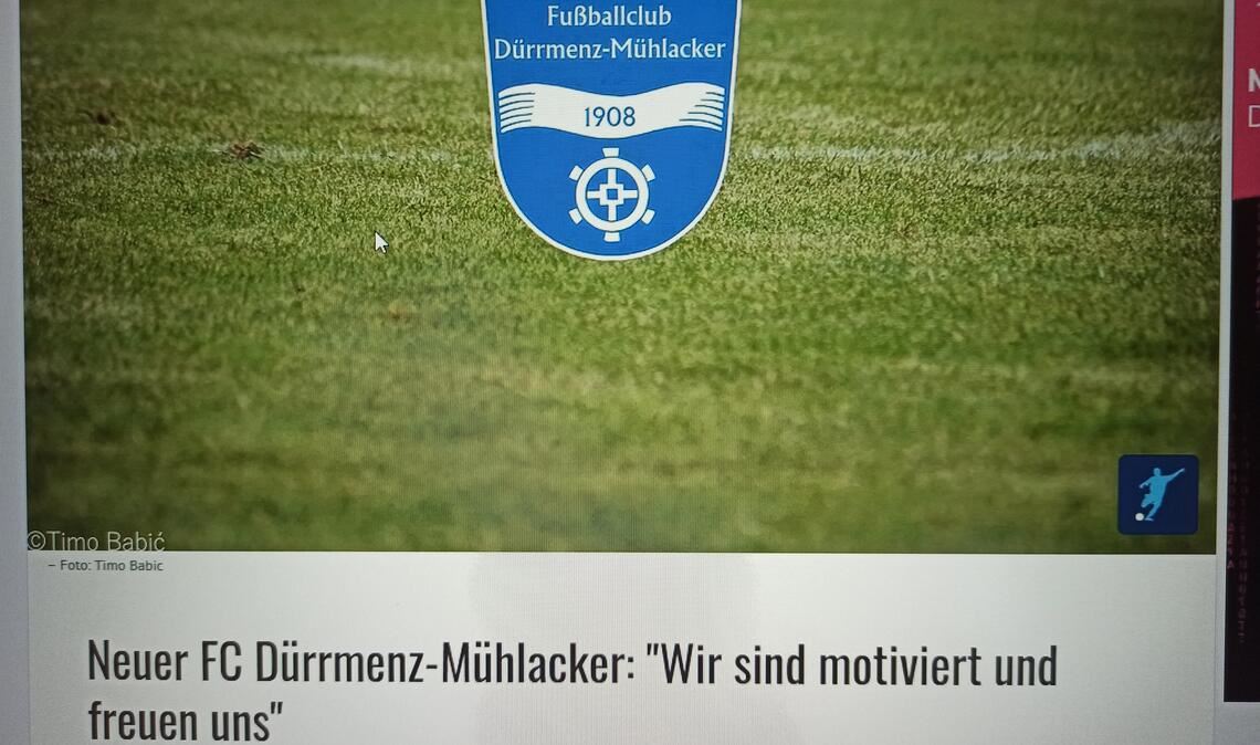 Sorgt in der Fußballszene der Senderstadt und darüber hinaus für Irritation: die angebliche Neugründung des FC Dürrmenz-Mühlacker, der in einer nicht näher benannten Liga im Fußballbezirk Enz/Murr angreifen will. Foto: Disselhoff