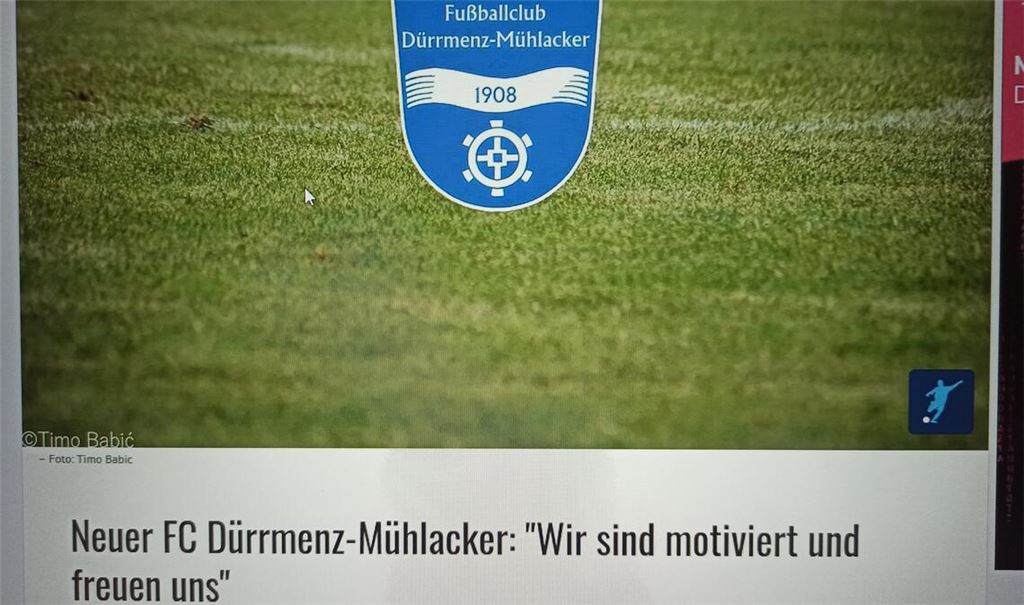 Sorgt in der Fußballszene der Senderstadt und darüber hinaus für Irritation: die angebliche Neugründung des FC Dürrmenz-Mühlacker, der in einer nicht näher benannten Liga im Fußballbezirk Enz/Murr angreifen will. Foto: Disselhoff