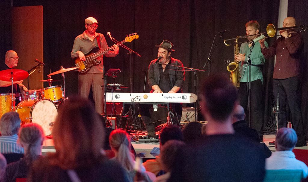 Spannende Blues-Interpretation: Pugsley Buzzard & the Swamp Orchestra. Foto: Fotomoment