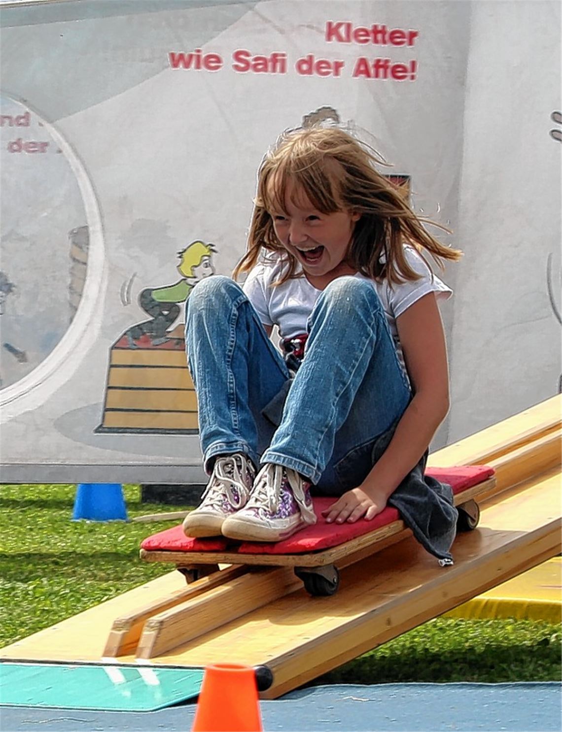 Spaß an der Bewegung verspricht der Turnparcours der Kinderturnstiftung.  Foto: privat