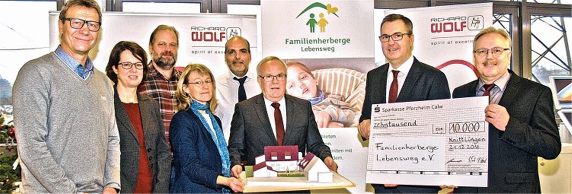 Firma Wolf beschert Familienherberge