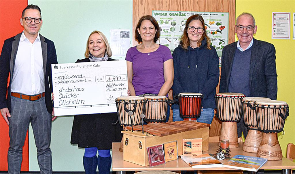 Spendenübergabe im Kinderhaus. Foto: privat