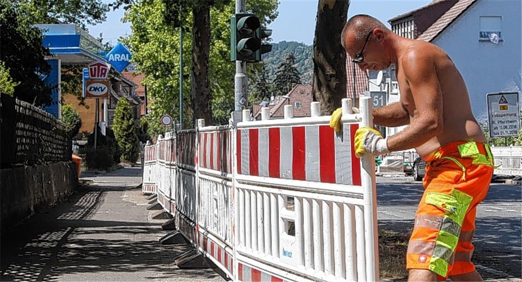 Großbaustelle kostet die Anlieger Nerven
