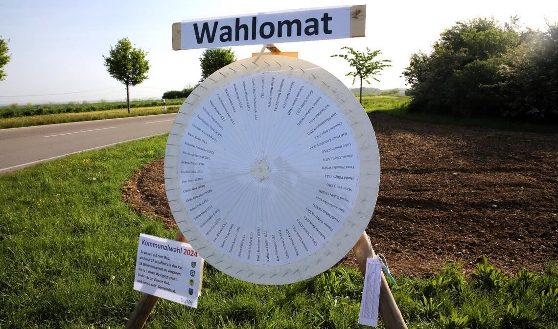 Spezielle Wahlmethode, arrangiert von Scherzbolden in Wiernsheim. Foto: privat