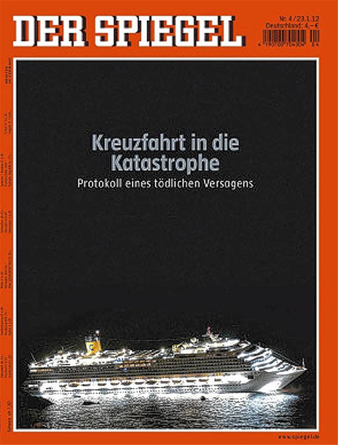 „Spiegel“-Titel zur Katastrophe.