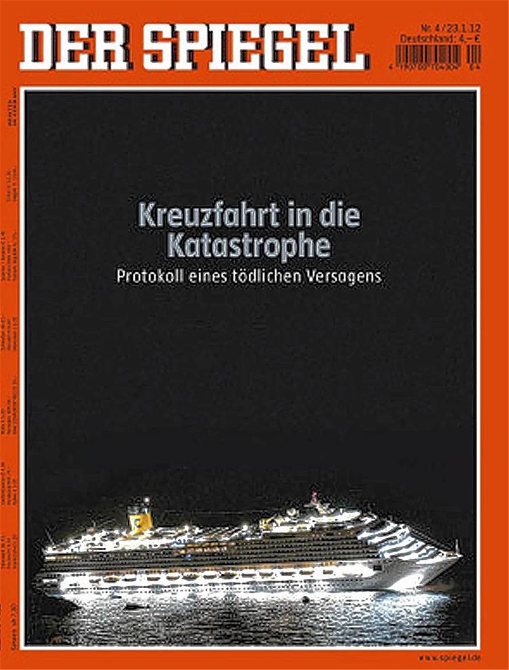 „Spiegel“-Titel zur Katastrophe.