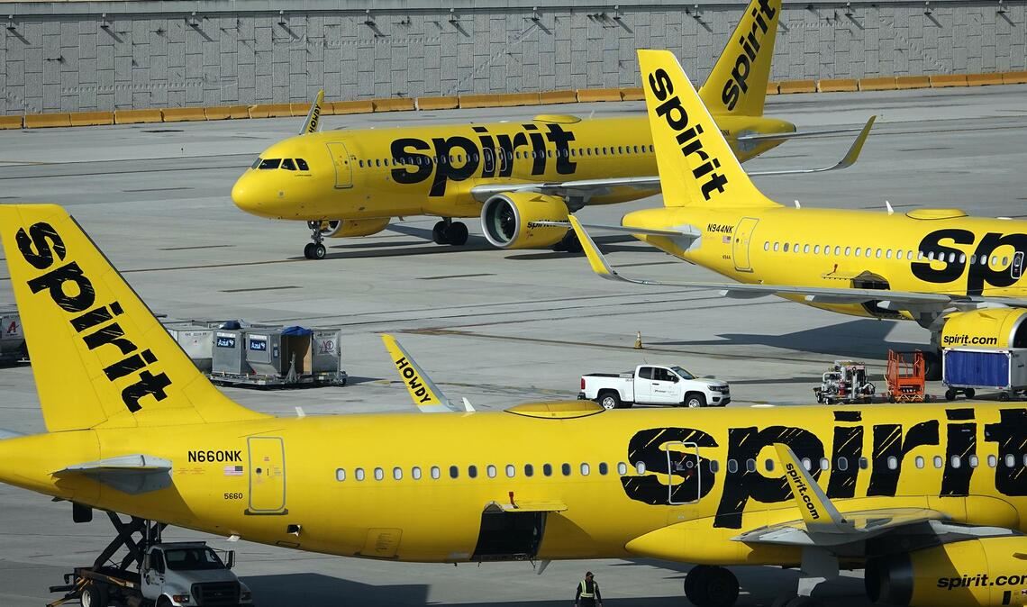 Spirit Airlines steckte schon seit vergangenem August in einem Insolvenzverfahren. (Archivbild)