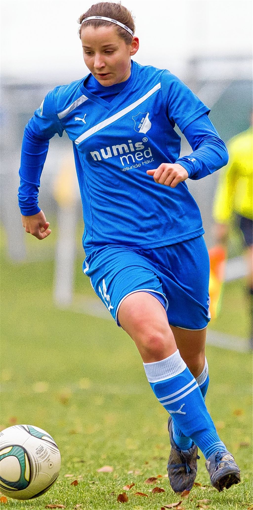 Sport und Studium in den USA: Tabea Rauschenberger tauscht das Hoffenheimer Blau demnächst gegen das Violett der University of Bridgeport ein. Foto: Kraichgau-Foto/Grün