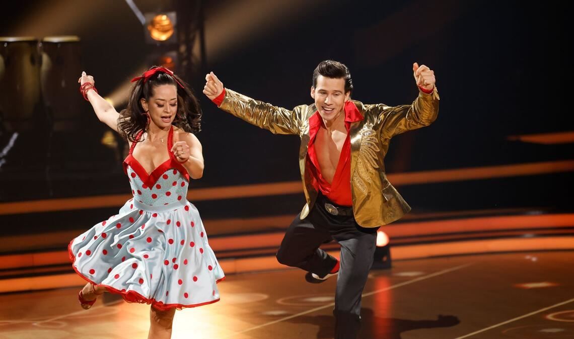 Sportler Joel Mattli überzeugte mit einem Jive.