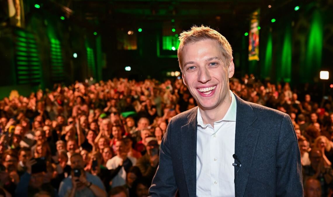 Sprach am Stichwahlabend von "Wahnsinn": Grünen-Kandidat Dominik Krause in München